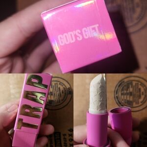 Jeffree Star God's Gift Lipstick - Bold Pink and White